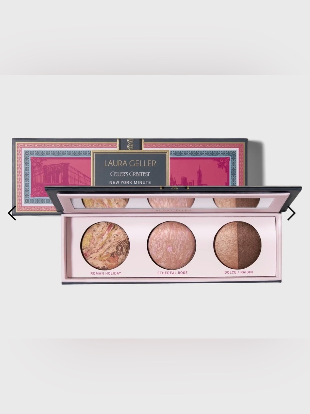 Geller’s Greatest “New York Minute” Baked Face & Eye Trio,-NEW